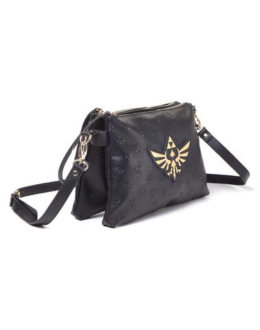 Sac A Bandouliere - Zelda -  With Gold Print Hyrule Logo